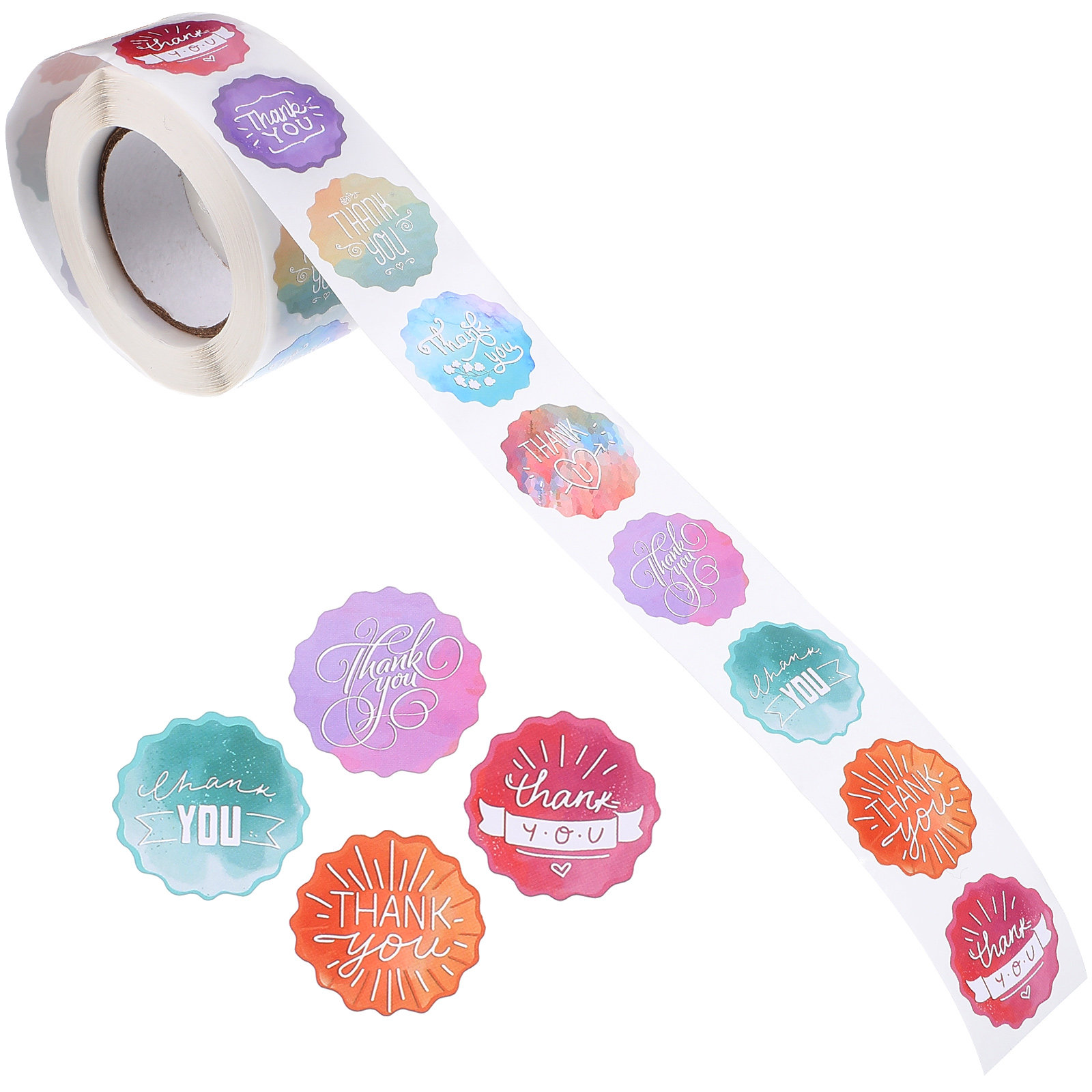1 Roll Self-Adhesive Thank You - огляд і ціна Snacks Food Labels