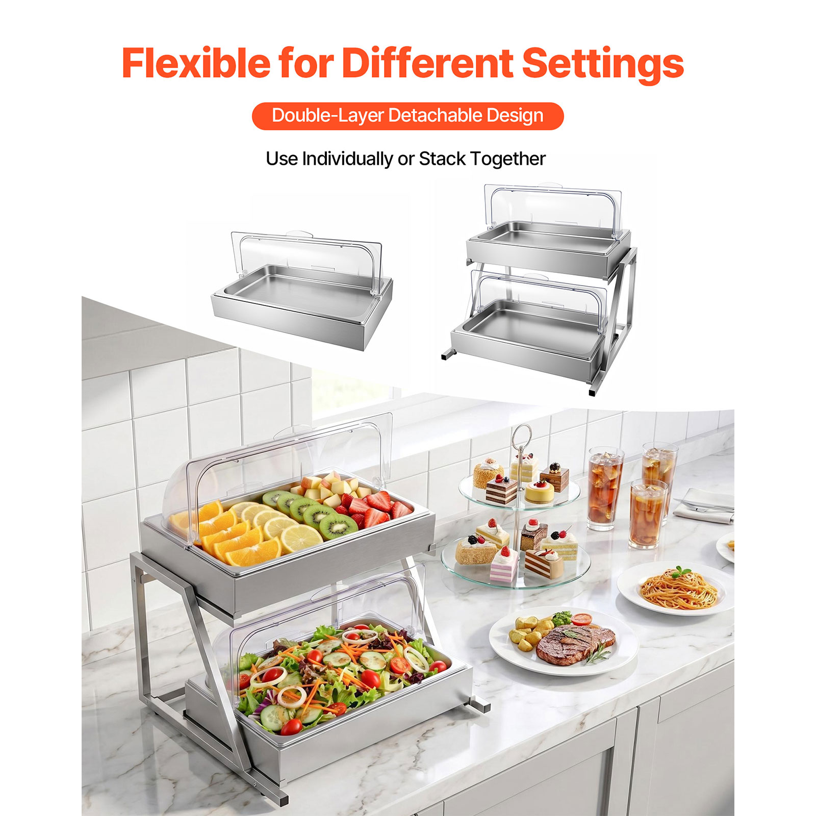 SucceBuy  2 Tier Countertop Fo - огляд і ціна Foods X