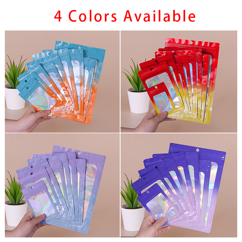 Holographic Color Square Zippe - огляд і ціна Food In Snacks