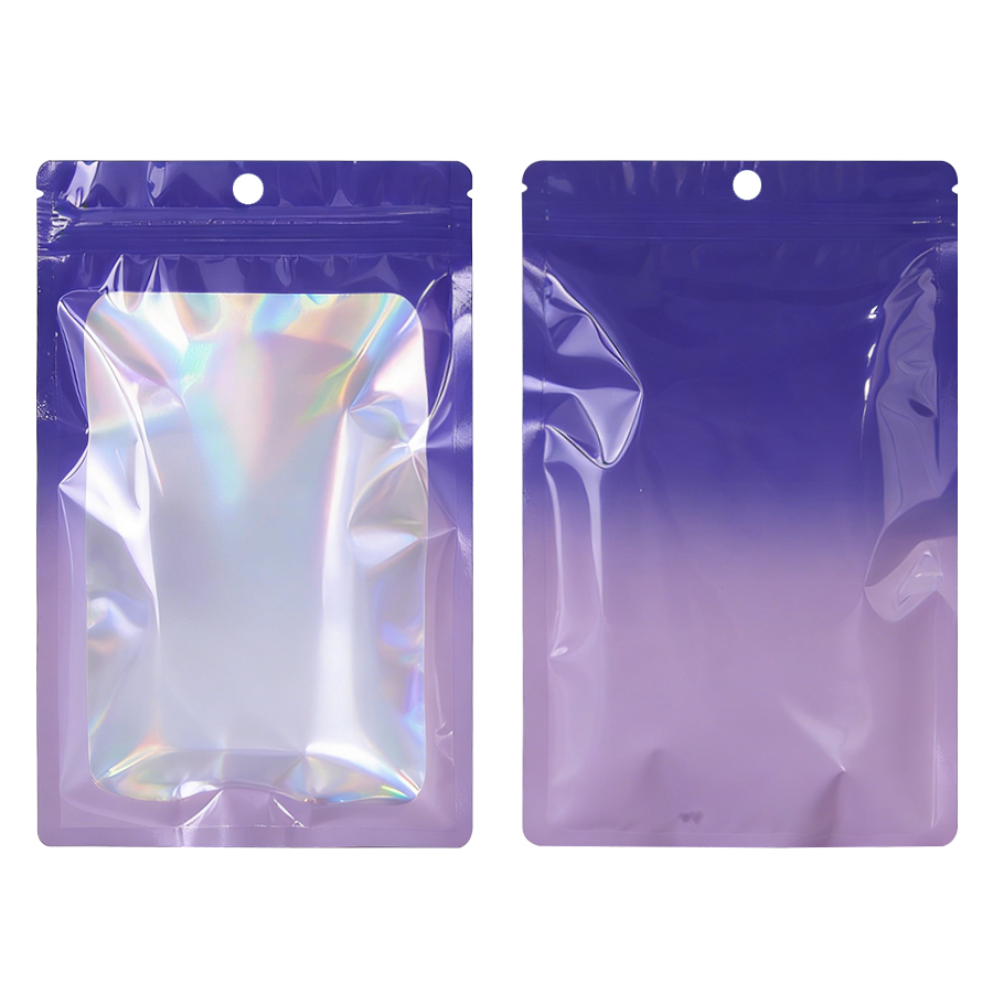 Holographic Color Square Zippe - огляд і ціна Food In Snacks