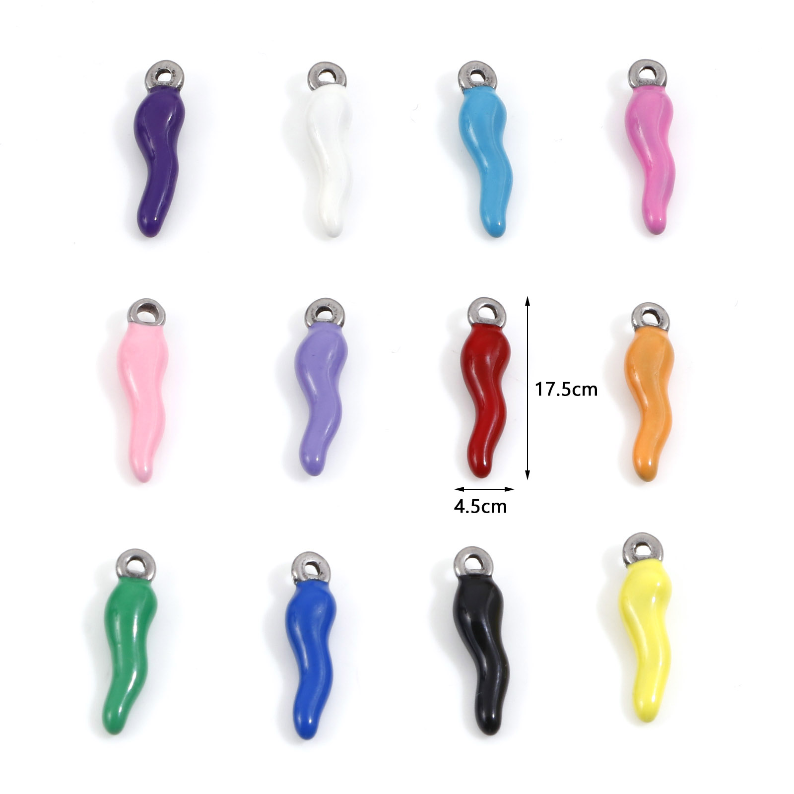 2PCs New Stainless Steel Charm - огляд і ціна Foods X